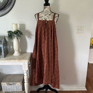 Natural Life Boho Paisley Print Lightweight Oversized Maxi Dress